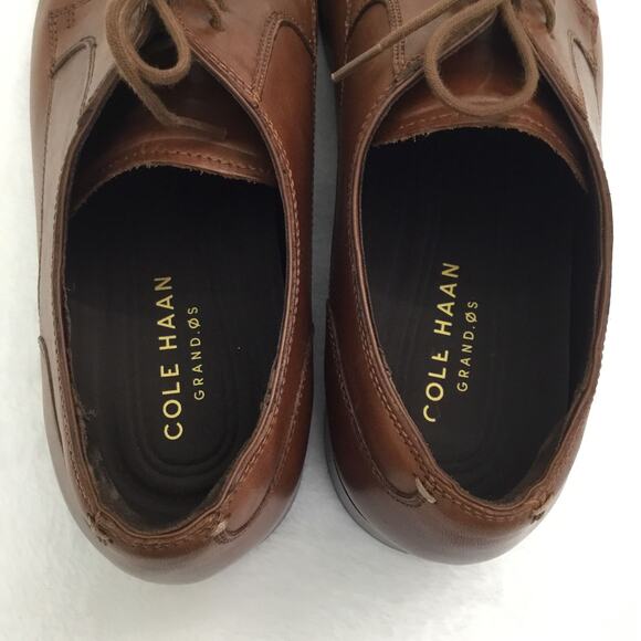 COLE HAAN Grand O’s Brown Cap Oxford C23771 Mens Dress Shoes Sz 11 M - Picture 3 of 7